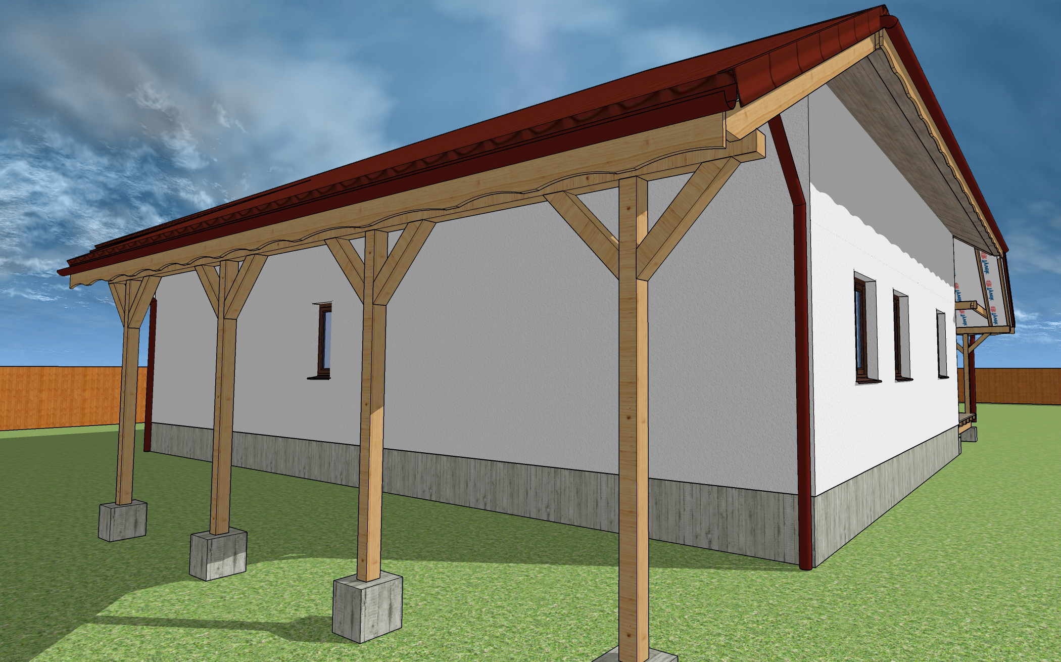 Earth Safe Design Hempcrete House Perspective 5